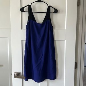 Banana Republic dress. Royal blue/purple. Size 0. NWOT.